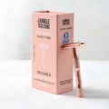 Rose Gold or Black Reusable Safety Razors (Thick Handle)