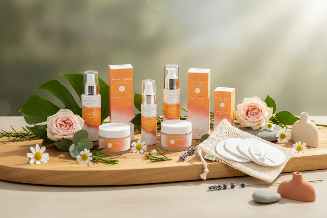 Products with botanical and earthy elements